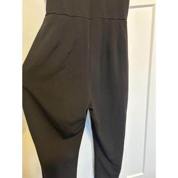EXPRESS Brand Cap Sleeve Black Jumpsuit Size M Workwear, Evening Wear, Office, M - Picture 4 of 8
